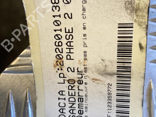 Used Starter Starter DACIA SANDERO II TCe 90 (B8M1, B8MA, B8AC) (90 hp) 33455390 33455390