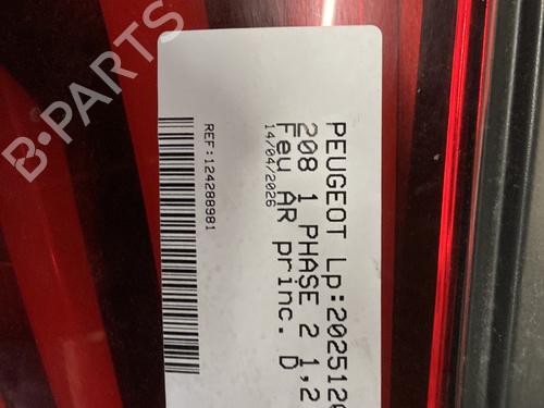 right-taillight-peugeot-208-i-ca_-cc_-2012-2013-2014-2015-2016-2017-2018-2019-2020-2021-33960636 main image