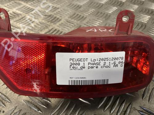 Used Rear bumper left light Rear bumper left light PEUGEOT 3008 I MPV (0U_) 1.6 HDi (114 hp) 33312271 33312271