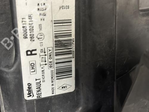 Right headlight DACIA LODGY (JS_) 1.5 Blue dCi 115 (JSJT) | BP31165675C29