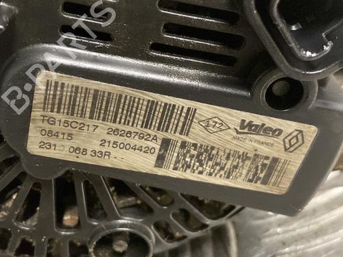 Used Alternator Alternator DACIA DUSTER (HS_) 1.5 dCi 4x4 (109 hp) 28575975 28575975