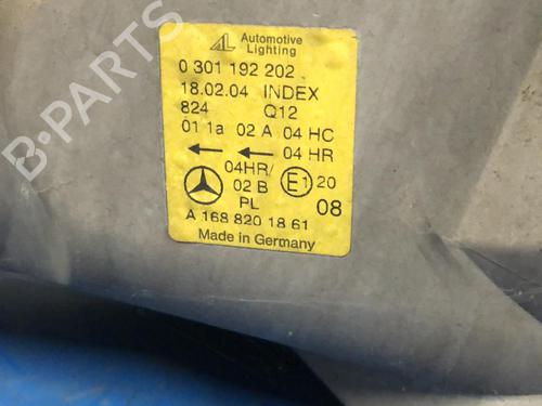 Right headlight MERCEDES-BENZ A-CLASS (W168) A 170 CDI (168.009, 168.109) | BP20349041C29 