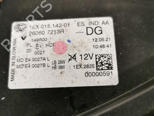 Left headlight RENAULT SCENIC E-TECH PHASE I EV87 | BP20346233C28 