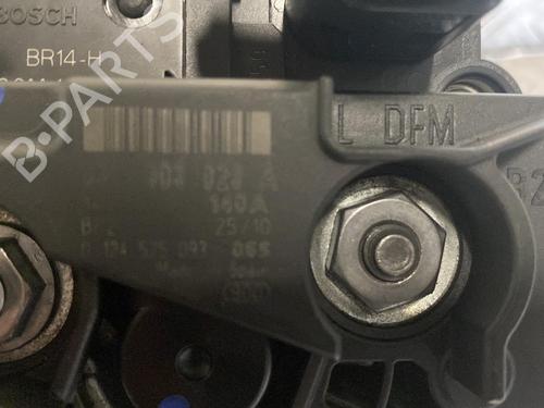 Alternator VW SCIROCCO III (137, 138) 1.4 TSI | BP20346985M7 