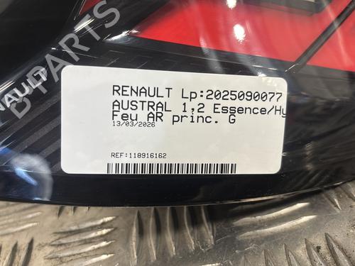 Used Left taillight Left taillight RENAULT AUSTRAL E-TECH 200 Hybrid (HGM2) (199 hp) 31329105 31329105