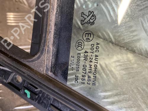 Used Front left quarter glass PEUGEOT 208 I (CA_, CC_) 1.6 HDi (92 hp) 22095088