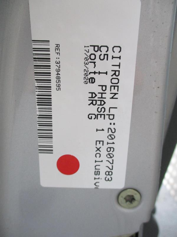 Porte Arrière Gauche CITROËN C5 Phase 1 - Pièce D'occasion - Référence 9006A0