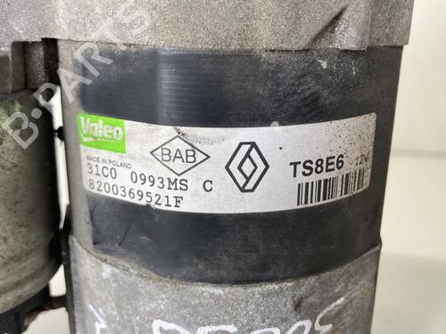 Startmotor RENAULT TWINGO II (CN0_) 1.2 16V (CN0K, CN0V, CN0A) | BP23792240M8 