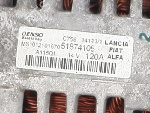 Alternator FIAT 500L (351_, 352_) 0.9 (199LYC1B) | BP25594039M7 - Image 3