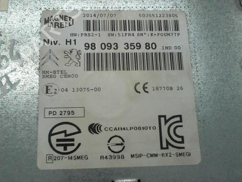 Radio PEUGEOT 308 II (LB_, LP_, LW_, LH_, L3_) 1.6 HDi / BlueHDi 115 | BP20955619E6 