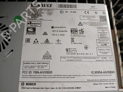 Radio RENAULT CLIO V (B7_) 1.5 Blue dCi 85 (B7AG) | BP30046159E6 