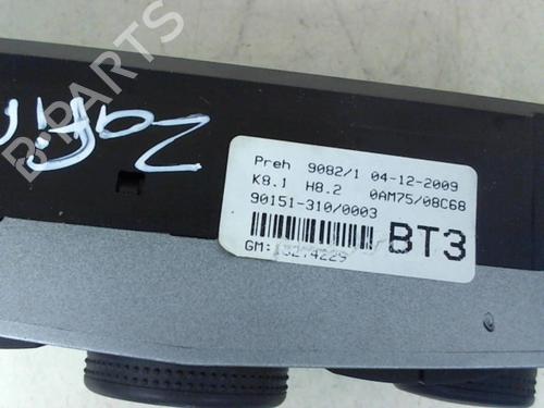 Climate control OPEL ZAFIRA / ZAFIRA FAMILY B (A05) 1.7 CDTI (M75) | BP20963782I5 
