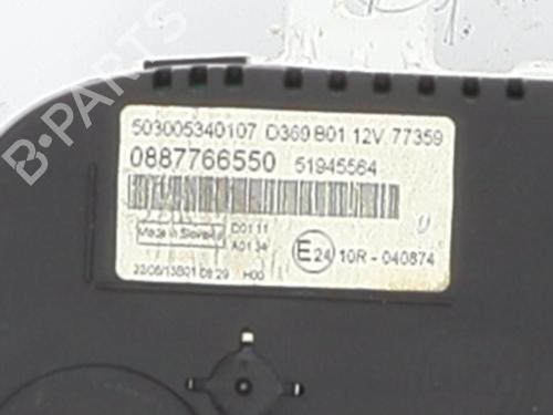 Instrument cluster FIAT PANDA (312_, 319_) 1.2 (312PXA1A) | BP22027726C47 