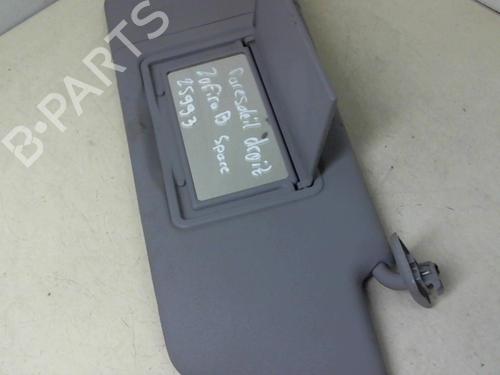 Right sun visor OPEL ZAFIRA / ZAFIRA FAMILY B (A05) 1.7 CDTI (M75) | BP20963780I2 