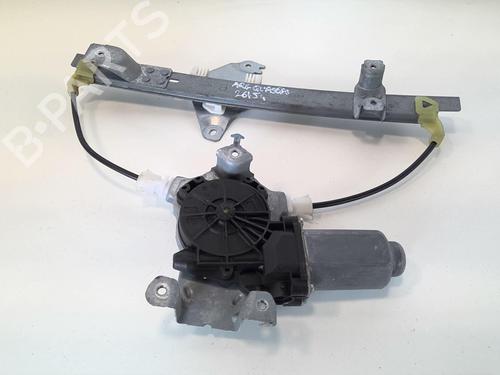 Rudehejsemekanisme venstre bagtil NISSAN QASHQAI / QASHQAI +2 I (J10, NJ10, JJ10E) 1.6 dCi All-wheel Drive (130 hp) 20940582