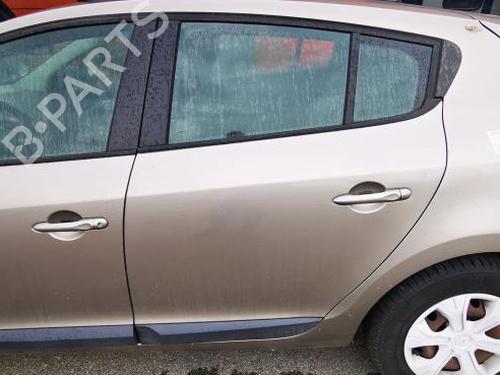 Dør venstre bagtil RENAULT MEGANE III Hatchback (BZ0/1_, B3_) 1.5 dCi (BZ09, BZ0D, BZ1W, BZ29, BZ14) (110 hp) 20951383