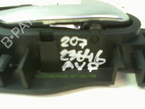 Front right interior door handle PEUGEOT 207 (WA_, WC_) 1.4 HDi | BP20954160I14 