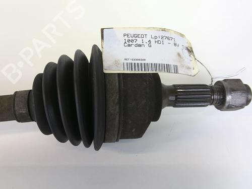 Left front driveshaft PEUGEOT 1007 (KM_) 1.4 HDi | BP20953484M38 
