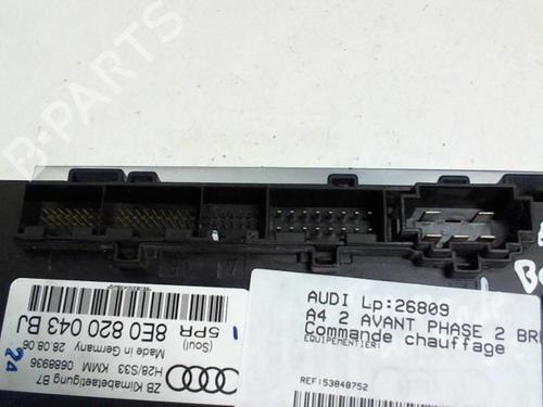 Climate control AUDI A4 B7 Avant (8ED) 2.0 TDI | BP22022527I5 - Image 3
