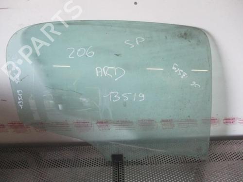 Used Rear right door window PEUGEOT 206 SW (2E/K) 1.4 (75 hp) 20945975