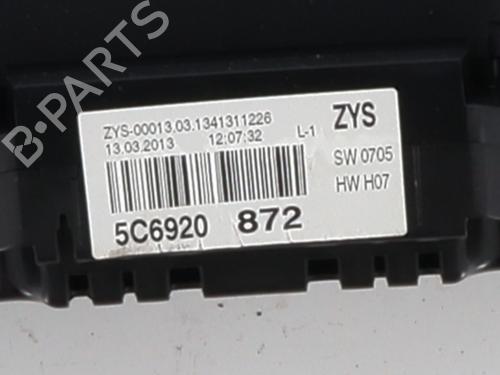 Instrument cluster VW JETTA IV (162, 163, AV3, AV2) 1.4 TSI | BP31286624C47 