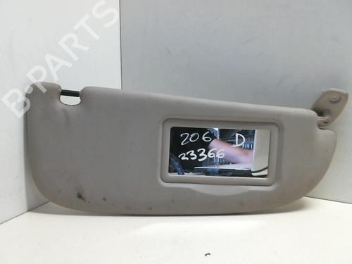 Used Right sun visor PEUGEOT 206 Hatchback (2A/C) 1.6 HDi 110 (109 hp) 20966492