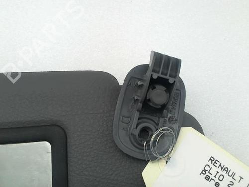 Used Right sun visor RENAULT CLIO II (BB_, CB_) 1.6 (B/CB0D, BB00) (90 hp) 22023909