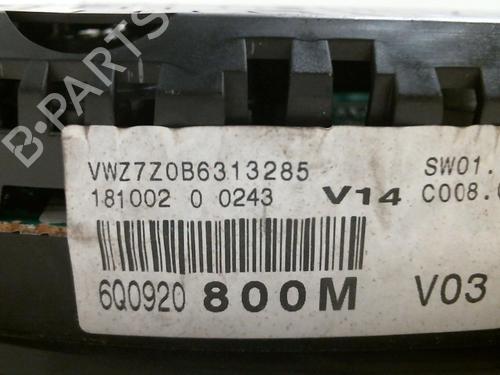 Used Instrument cluster VW POLO (9N_, 9A_) 1.4 TDI (75 hp) 20951430
