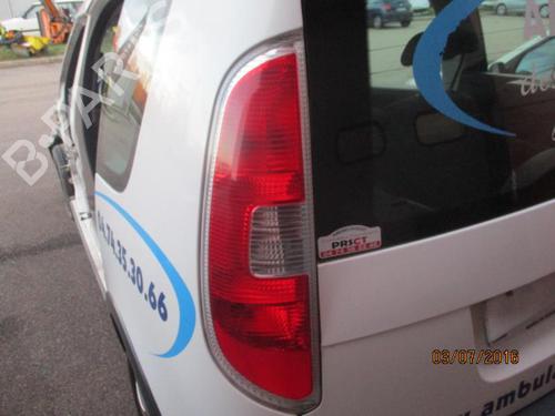 Used Left taillight SKODA ROOMSTER (5J7) 1.6 TDI (90 hp) 20943139