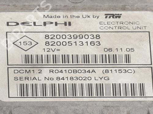 Engine control unit (ECU) RENAULT CLIO III (BR0/1, CR0/1) 1.5 dCi (BR17, CR17) | BP27893424M57 