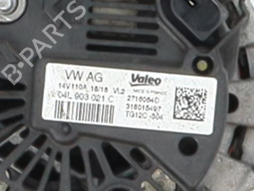 Used Alternator Alternator VW POLO VI (AW1, BZ1, AE1) 1.6 TDI (95 hp) 28476813 28476813
