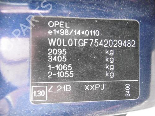 Left front shock absorber OPEL ZAFIRA A MPV (T98) 2.2 DTI 16V (F75) | BP20939616M16 