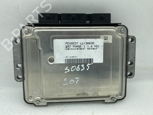 Used Engine control unit (ECU) PEUGEOT 207 (WA_, WC_) 1.4 HDi (68 hp) 24237754