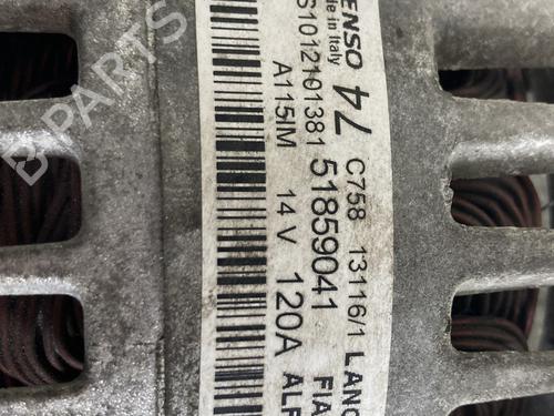 Used Alternator Alternator ALFA ROMEO MITO (955_) 1.4 (955.AXB1B, 955.AXU1A) (78 hp) 20962047 20962047