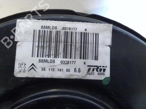 Used Servo brake Servo brake PEUGEOT 208 I (CA_, CC_) 1.6 BlueHDi 120 (120 hp) 20939776 20939776