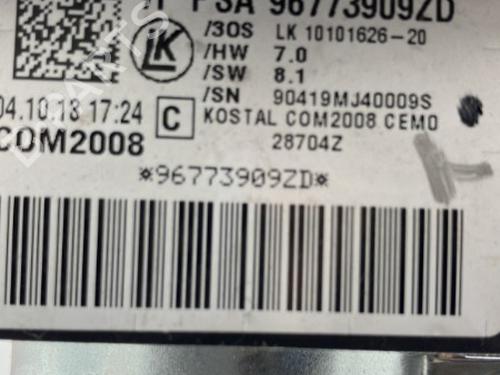 Steering column stalk PEUGEOT 5008 (0U_, 0E_) 1.6 HDi | BP20961995I23 