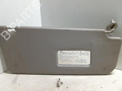 Used Right sun visor PEUGEOT PARTNER MPV (5_, G_) 2.0 HDI (90 hp) 20939548