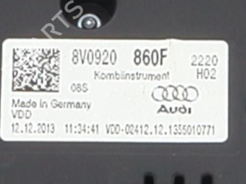 Instrument cluster AUDI A3 Sportback (8VA, 8VF) 2.0 TDI | BP27174234C47 