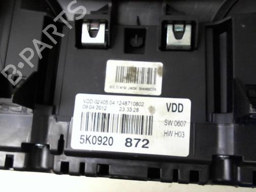 Used Instrument cluster Instrument cluster VW GOLF VI (5K1) 1.4 TSI (122 hp) 20963927 20963927