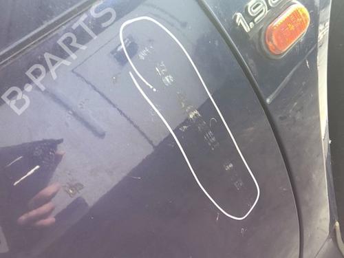 Right front door RENAULT MEGANE I Coach (DA0/1_) 1.9 dCi (DA05, DA1F) | BP26252362C3 