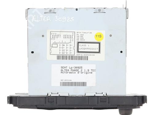 Radio SEAT ALTEA (5P1) 1.9 TDI | BP25931994E6 