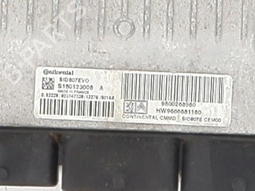 Engine control unit (ECU) PEUGEOT 3008 I MPV (0U_) 1.6 HDi | BP24525855M57 