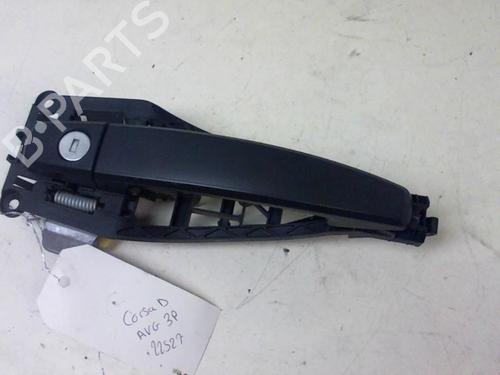 Used Front left exterior door handle OPEL CORSA D (S07) 1.3 CDTI (L08, L68) (75 hp) 20954922