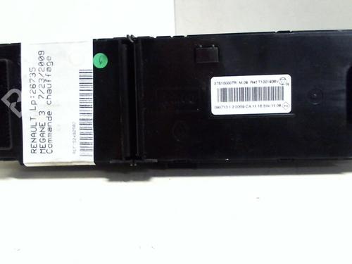 Climate control RENAULT MEGANE III Grandtour (KZ0/1) 1.5 dCi (KZ1M, KZ1W, KZ0R) | BP20939304I5 