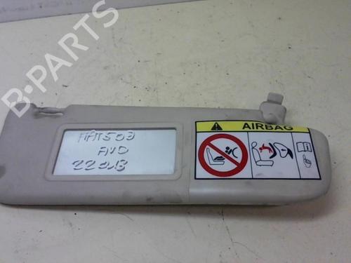 Used Right sun visor FIAT 500 (312_) 1.2 (312AXA1A) (69 hp) 20942814