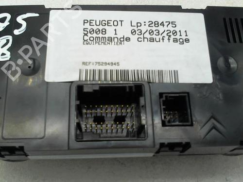 Climate control PEUGEOT 5008 (0U_, 0E_) 1.6 HDi | BP20956733I5 