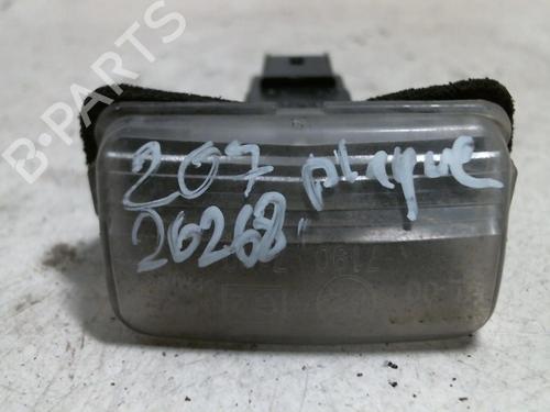 Used Licence plate light PEUGEOT 207 (WA_, WC_) 1.4 HDi (68 hp) 20939279