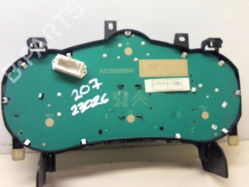 Instrument cluster PEUGEOT 207 (WA_, WC_) 1.4 HDi | BP20954650C47 