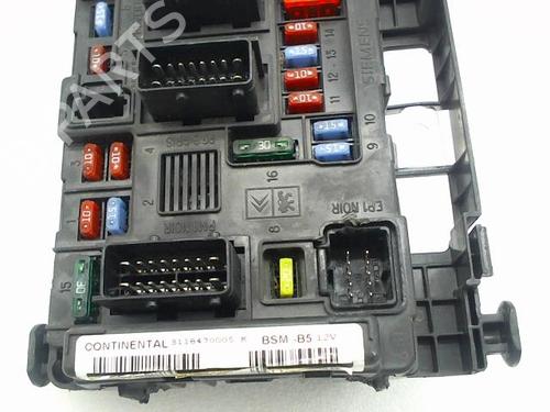 Fuse box PEUGEOT 307 (3A/C) 2.0 HDi 90 | BP20943195E1 