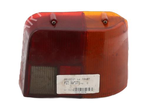 Used Right taillight PEUGEOT 205 II (20A/C) 1.7 Diesel (60 hp) 22019917